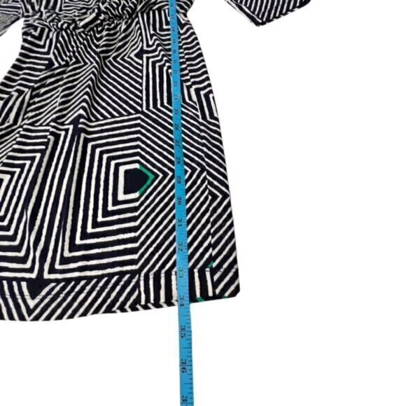 🎉PRICE REDUCED🎉 Donna Morgan Blue Blouson Shift Dress 4‎ Lined Office Casual - Picture 10 of 13